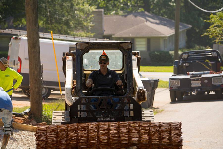 Outdoor construction in Jefferson County AL